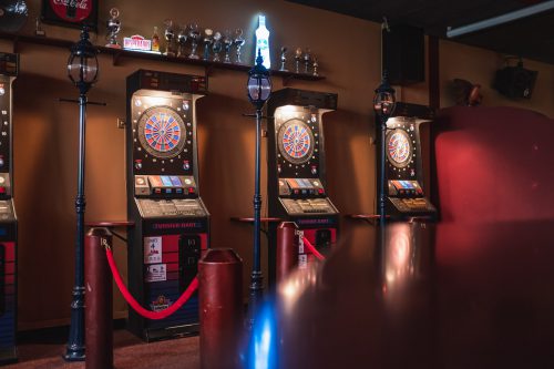 Dartautomaten Übersicht im Sportcafe Crambolage